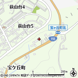 愛知県瀬戸市宝ケ丘町35周辺の地図