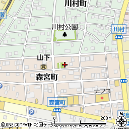 愛知県名古屋市守山区森宮町118-1周辺の地図