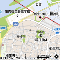 愛知県名古屋市西区稲生町5丁目周辺の地図