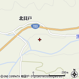 愛知県豊田市黒田町仲島周辺の地図