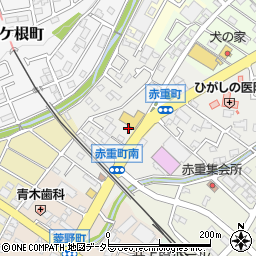 愛知県瀬戸市赤重町93周辺の地図