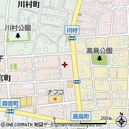 愛知県名古屋市守山区森宮町298周辺の地図