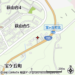 愛知県瀬戸市宝ケ丘町33周辺の地図