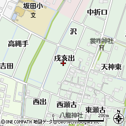 愛知県稲沢市目比町戌亥出周辺の地図