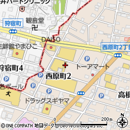 愛知県瀬戸市西原町2丁目45周辺の地図