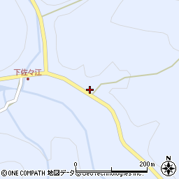 京都府南丹市日吉町佐々江寺ケ谷周辺の地図
