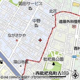愛知県名古屋市西区あし原町81周辺の地図