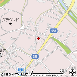 滋賀県大津市荒川766-8周辺の地図