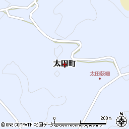 愛知県豊田市太田町周辺の地図