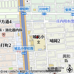 名古屋市立城北小学校周辺の地図