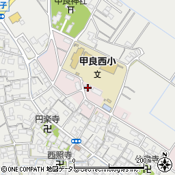 滋賀県犬上郡甲良町在士597周辺の地図