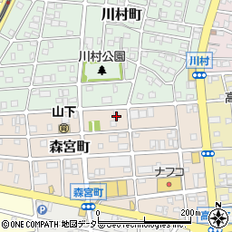 愛知県名古屋市守山区森宮町112周辺の地図
