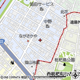 愛知県名古屋市西区あし原町68周辺の地図