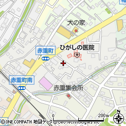 愛知県瀬戸市赤重町25周辺の地図