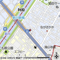 愛知県名古屋市西区あし原町262周辺の地図