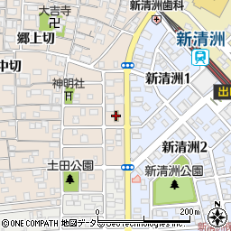 セブンイレブン清須土田店周辺の地図