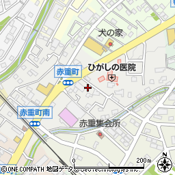 愛知県瀬戸市赤重町26周辺の地図