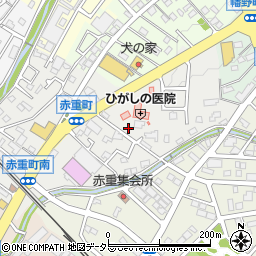 愛知県瀬戸市赤重町21周辺の地図