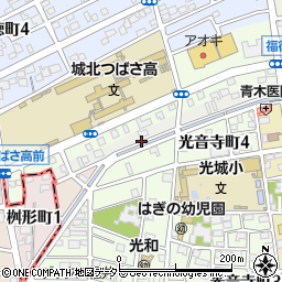 愛知県名古屋市北区野方通1丁目周辺の地図
