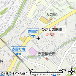 愛知県瀬戸市赤重町27周辺の地図