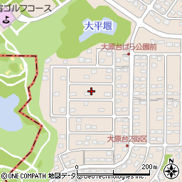千葉県いすみ市大原台206周辺の地図