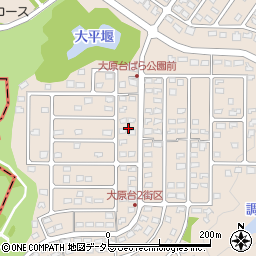 千葉県いすみ市大原台203周辺の地図