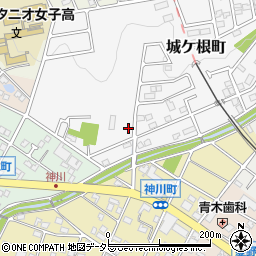 愛知県瀬戸市城ケ根町29-9周辺の地図