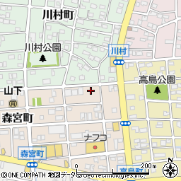 愛知県名古屋市守山区森宮町291周辺の地図