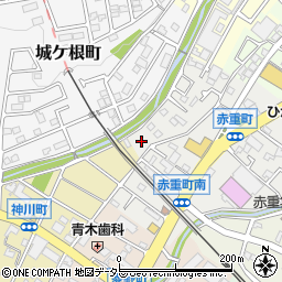 愛知県瀬戸市赤重町107周辺の地図