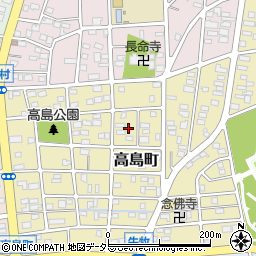 愛知県名古屋市守山区高島町121周辺の地図