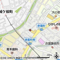 愛知県瀬戸市赤重町89周辺の地図