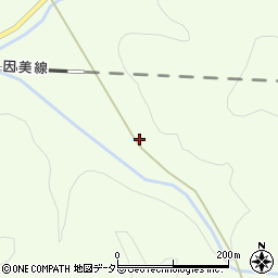 岡山県津山市加茂町物見1210周辺の地図