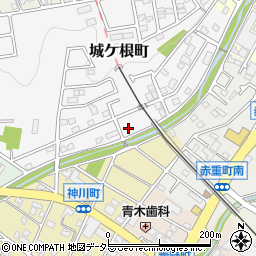 愛知県瀬戸市城ケ根町14-6周辺の地図