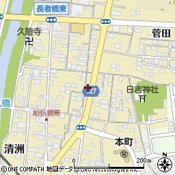 愛知県清須市清洲2311周辺の地図