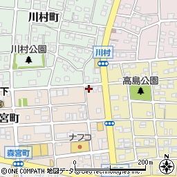 愛知県名古屋市守山区森宮町296周辺の地図