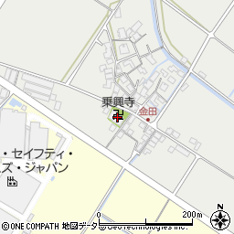 乗興寺周辺の地図