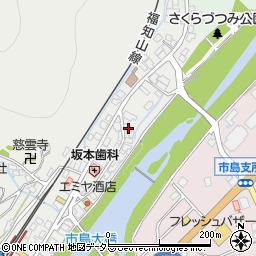 兵庫県丹波市市島町市島386周辺の地図