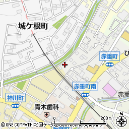 愛知県瀬戸市赤重町107-6周辺の地図