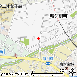 愛知県瀬戸市城ケ根町29-11周辺の地図