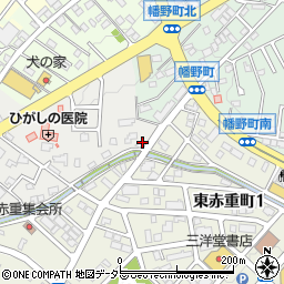 愛知県瀬戸市赤重町442周辺の地図