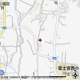 静岡県富士宮市安居山437周辺の地図