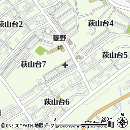 県営萩山台住宅７丁目１２番周辺の地図