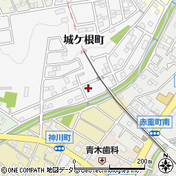 愛知県瀬戸市城ケ根町14-1周辺の地図