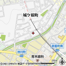 愛知県瀬戸市城ケ根町14周辺の地図