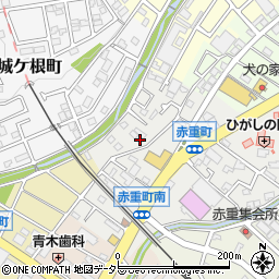 愛知県瀬戸市赤重町86周辺の地図