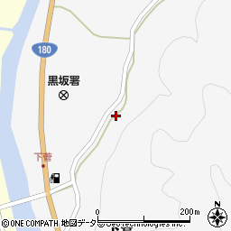 鳥取県日野郡日野町下菅288周辺の地図