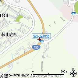 愛知県瀬戸市宝ケ丘町20周辺の地図