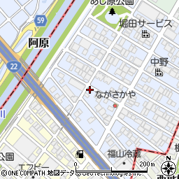 愛知県名古屋市西区あし原町227周辺の地図