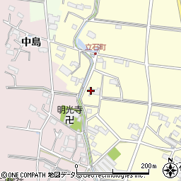 愛知県愛西市立石町本郷周辺の地図