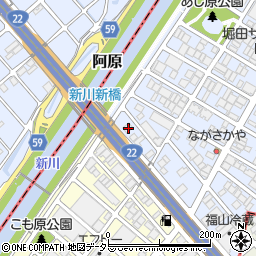 愛知県名古屋市西区あし原町266周辺の地図